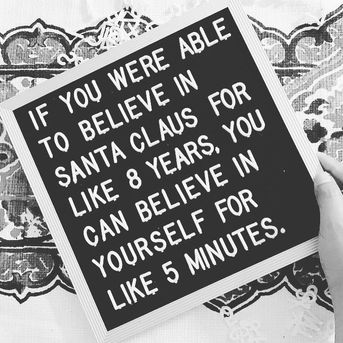 Believe in YOU!