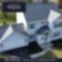 photo-aerial-view-of-white-house-with-new-gray-shingle-roof-roof-replacement-sykesville-md