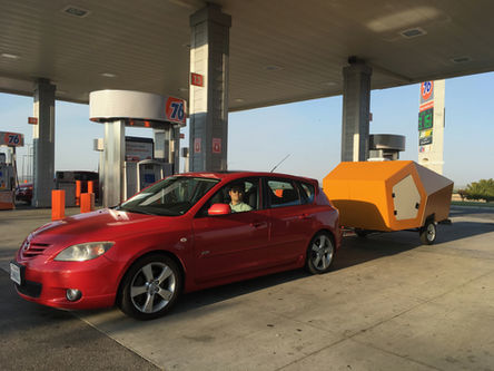 A Roadtrip with the first Prototype, 2018