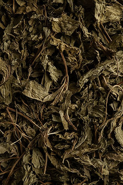The Tea & Gallery - Peppermint Loose Leaf Tea Close-up - 1.jpg
