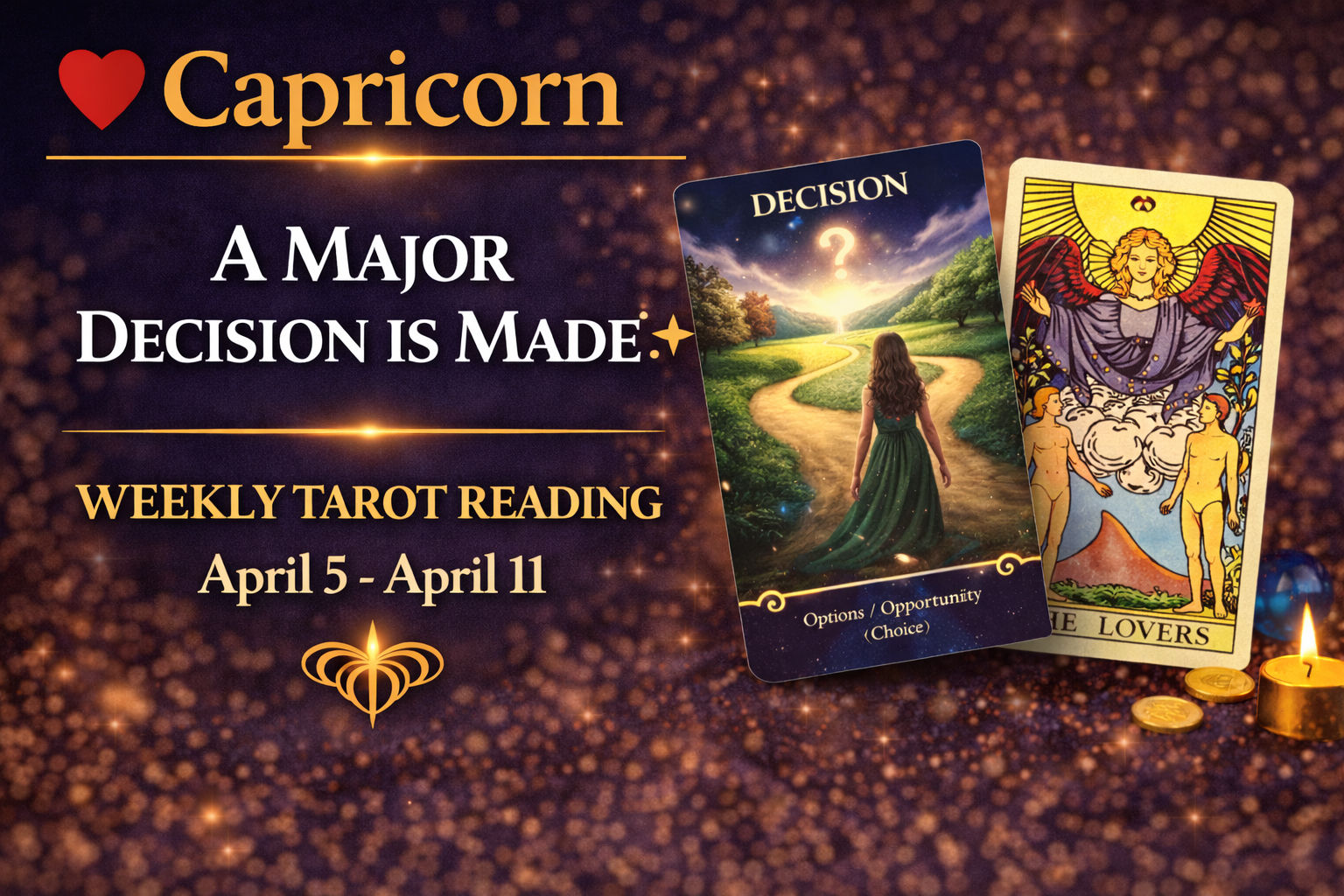 ❤️EXTENDED CAPRICORN-SUDDEN clarity brings NEW CHANCES |(Apr 5