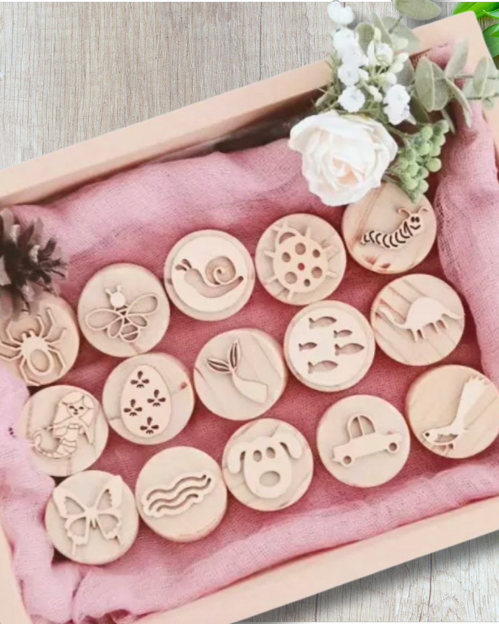 Thumbnail: Wooden Stamper Set