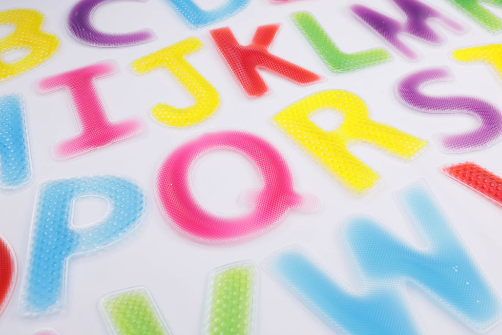 Thumbnail: Sensory Gel Alphabet Set