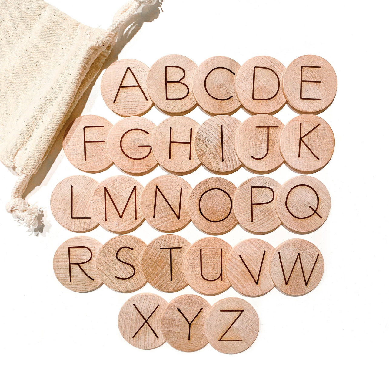 Alphabet Discs (Double sided)