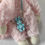 Miniature : Keychain Tennytiny octobre rose pâle