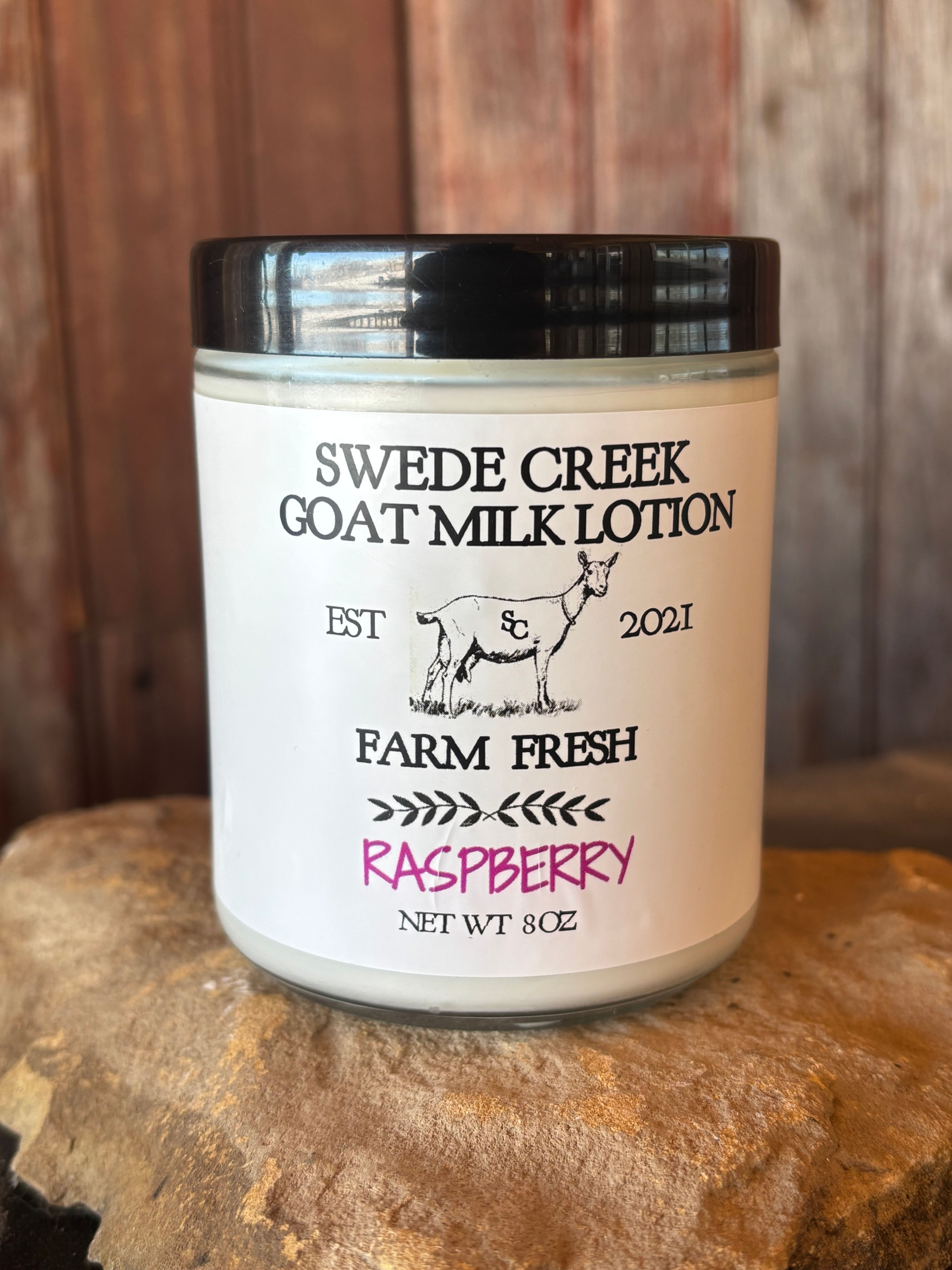 Goat Milk Lotion- Raspberry 8oz