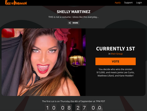 HELP ME BECOME THE FACE OF HALLOWEEN!!!!!