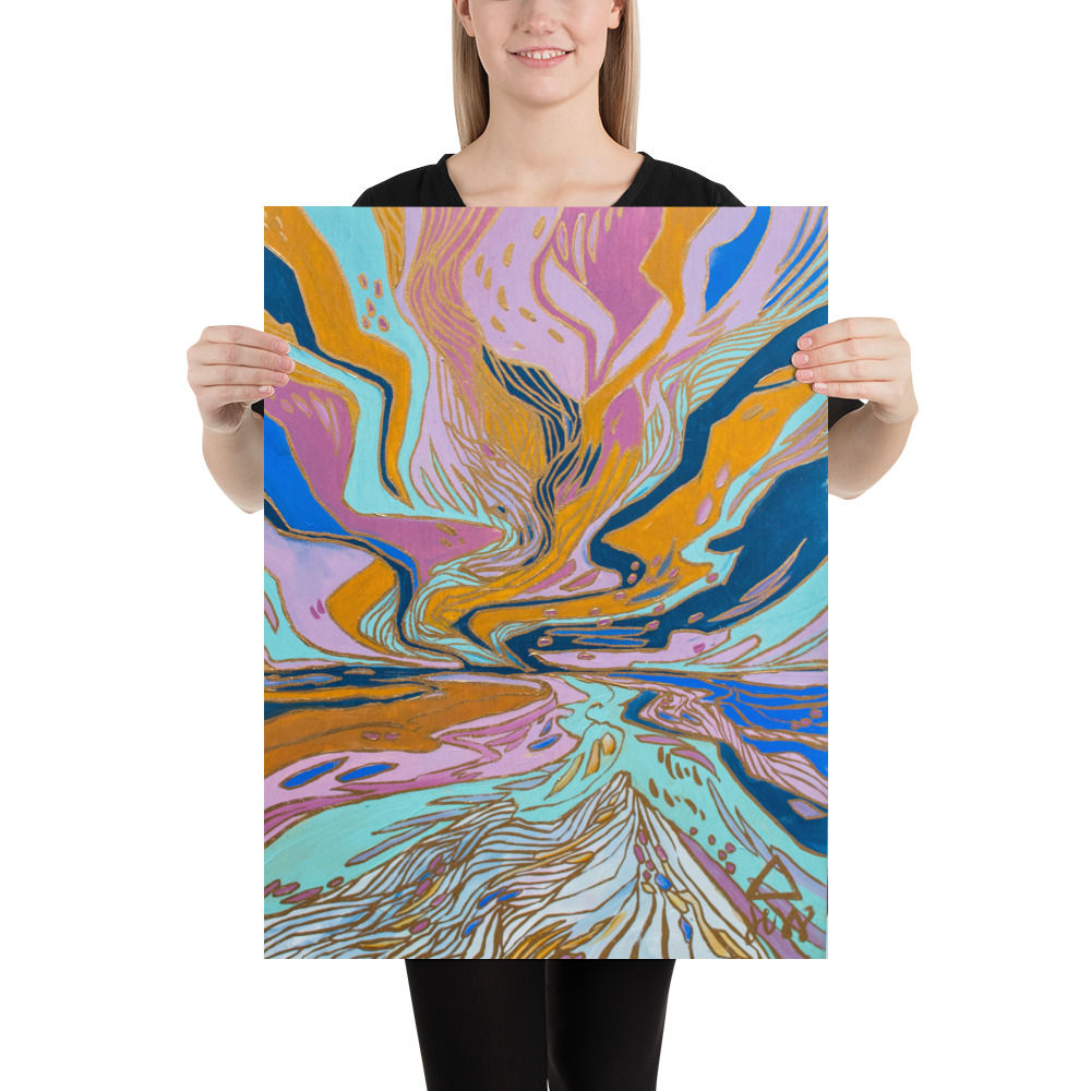 Showing-Off Skies Art Print