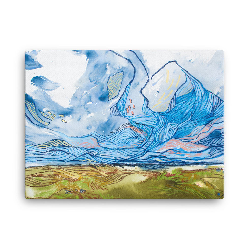 Thumbnail: Pastel Skies Canvas Art Reproduction