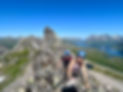Ridge climb in Lofoten Island