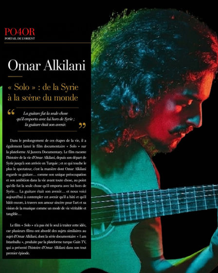 Artist Feature in PO4OR – Portail de l'Orient (France)