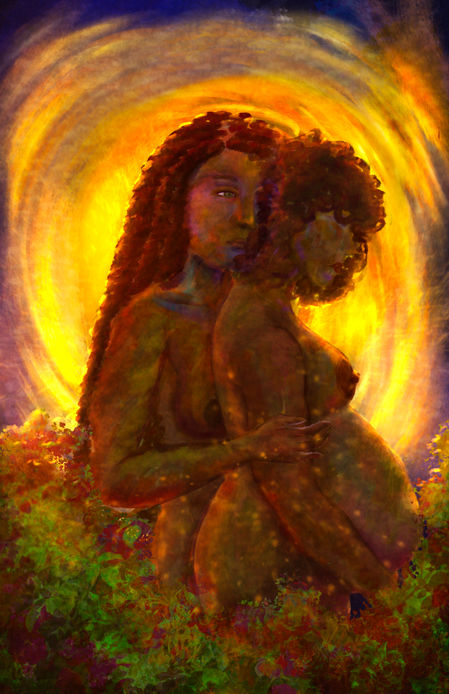 Expecting Aclima, 2023, Digital Painting