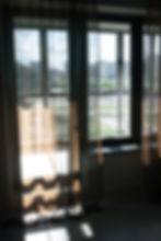 Modern system aluminium window designs in a luxury Indian villa Image