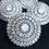 Thumbnail: American Diamond Silver Big Statement  Adjustable Size Ring