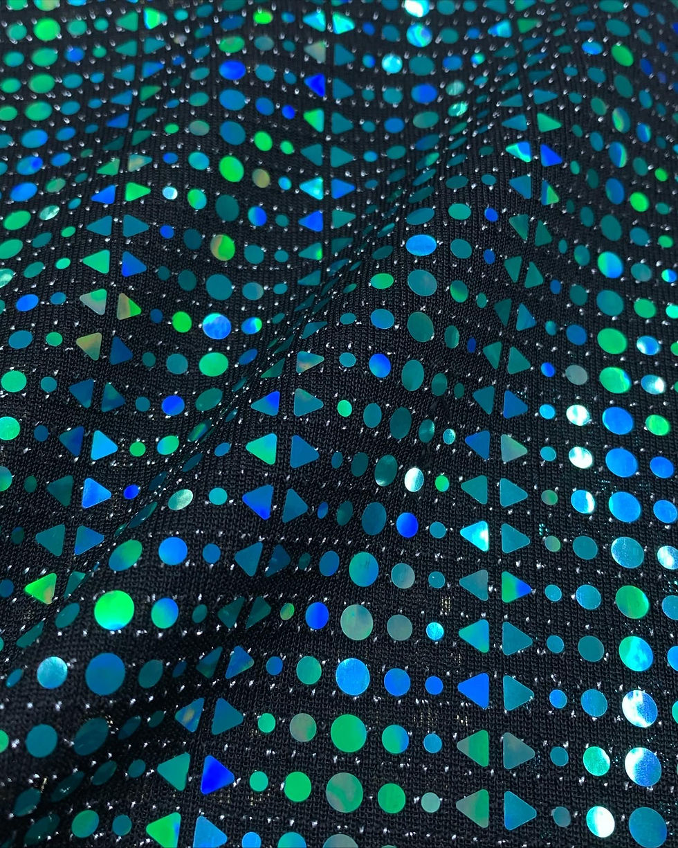 Miniatura: POLY KNITTING LUREX WITH SPANGLE PUNCH