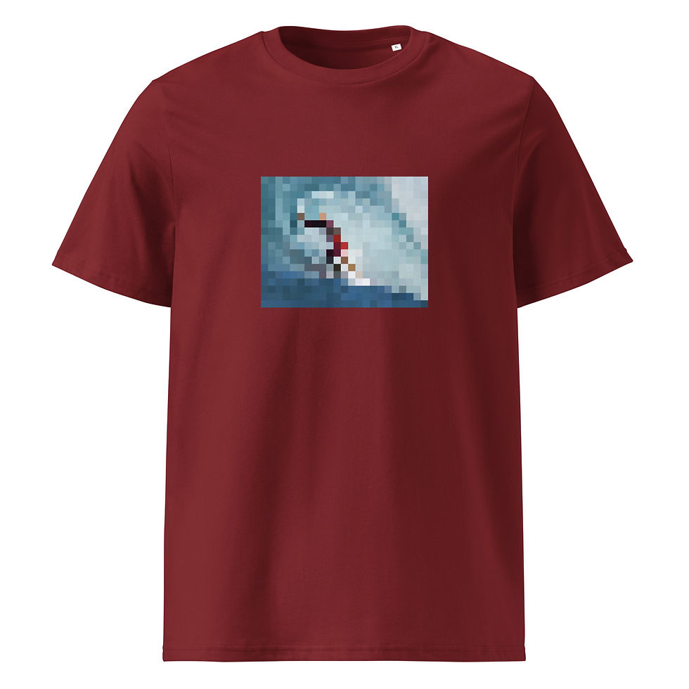 Miniature : Unisex organic cotton t-shirt SURF TUBE