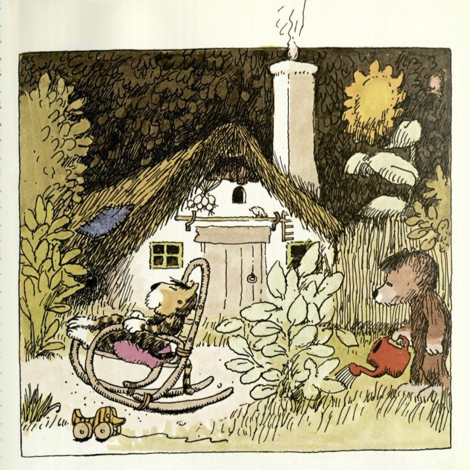Tiger and Bear's cozy little house