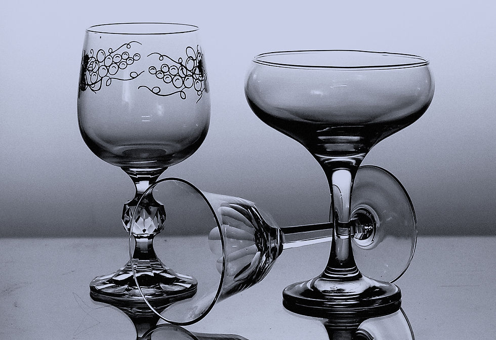 Vintage stemware