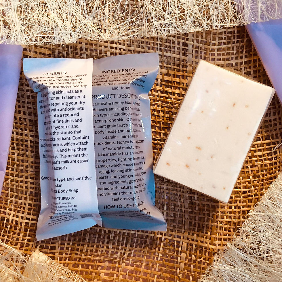 Thumbnail: Oatmeal Soap with Honey, Goat's Milk, and Niacinamide