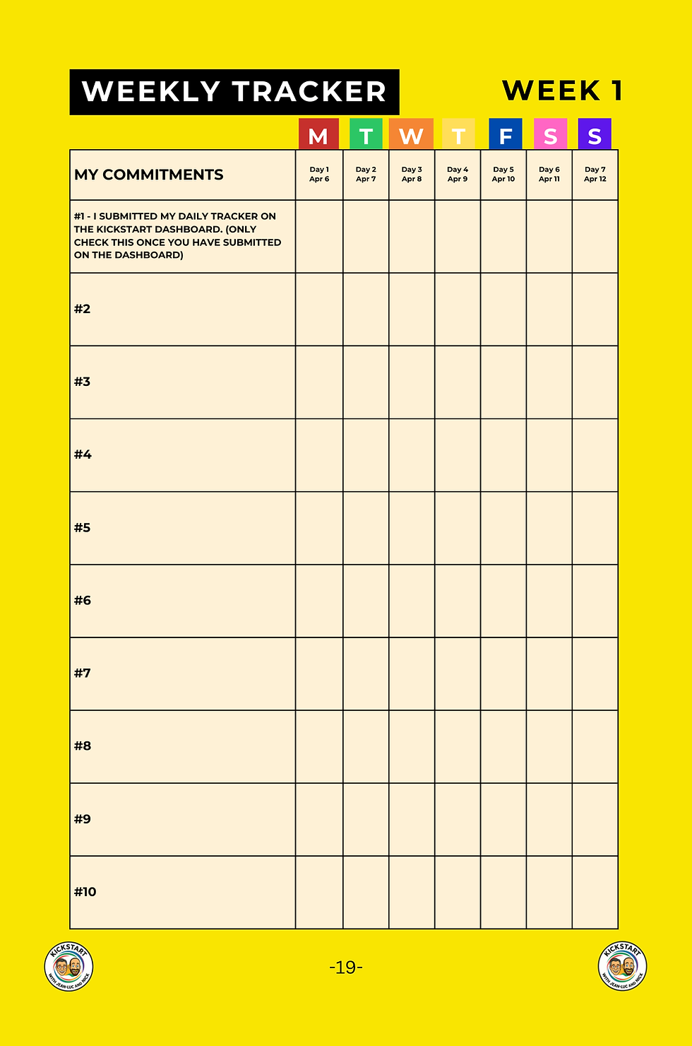 Thumbnail: PDF - KickStart Journal & Tracker - Spring 2026