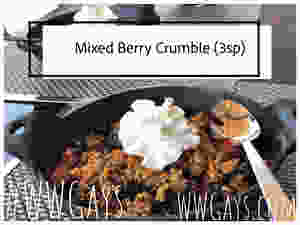 Mixed Berry Crumble