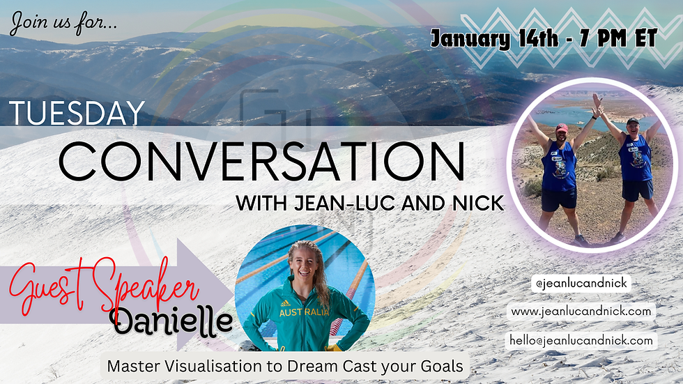 Tuesday Chat with Jean-Luc and Nick - Danielle Reedy - Master Visualisation to Dream Cast your Goals