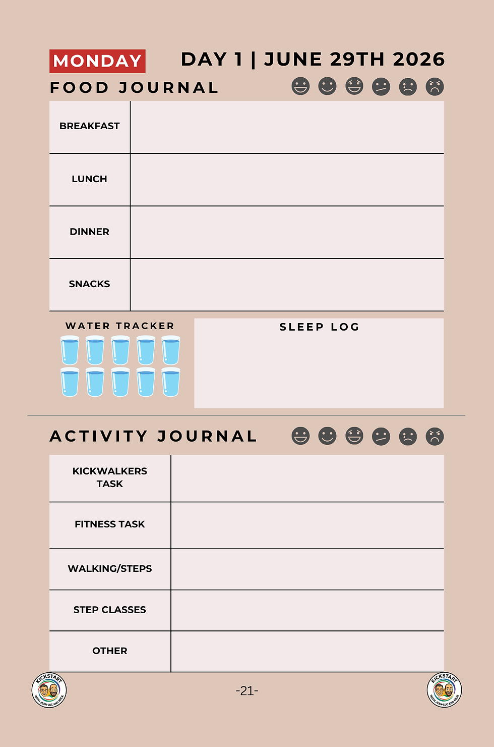 Thumbnail: KickStart Journal &amp; Tracker - Summer 2026