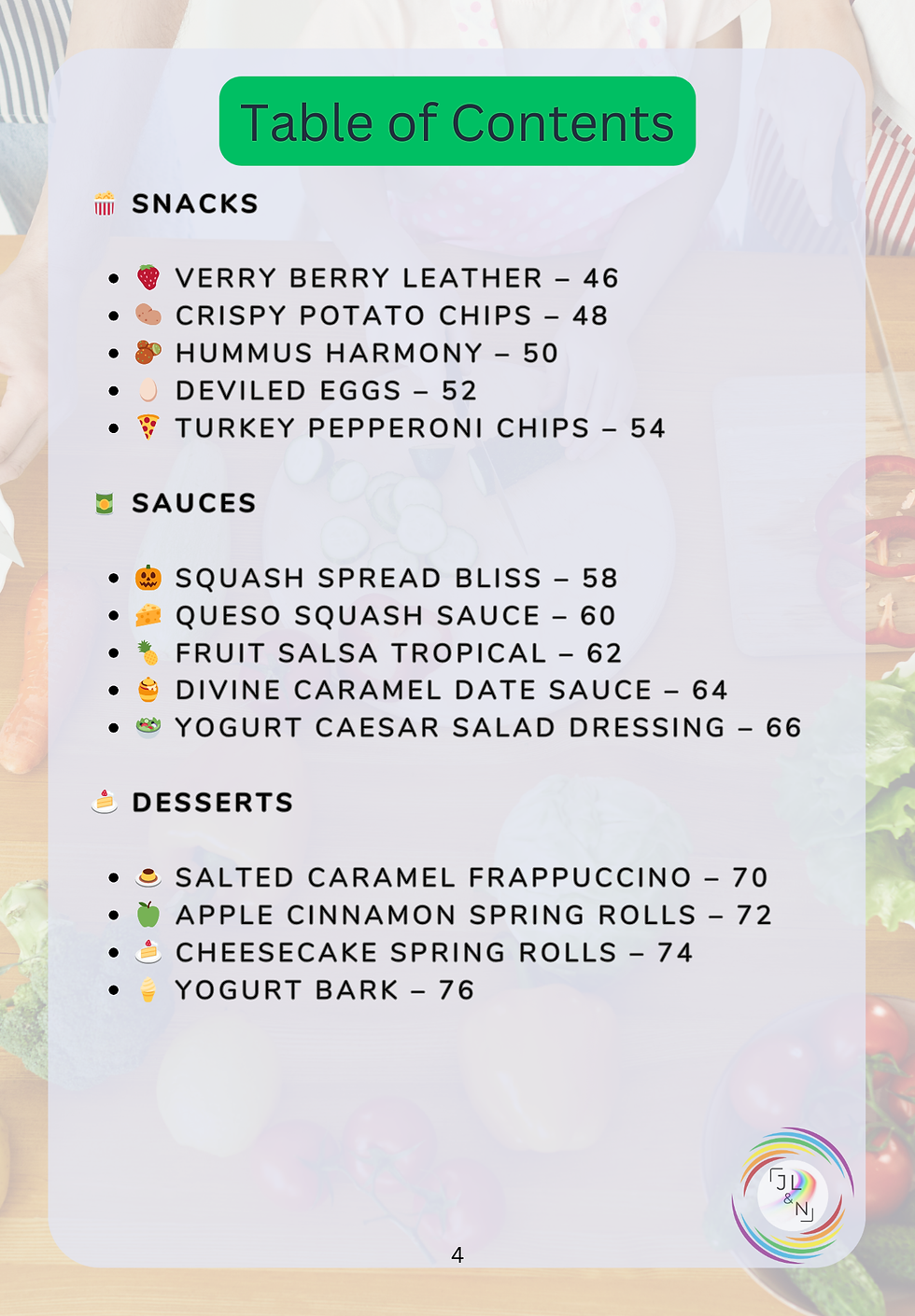 Thumbnail: PDF - Cooking on Your Journey with Jean-Luc and Nick - Summer 2025