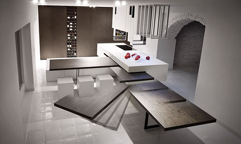 The Cut кухня с островом