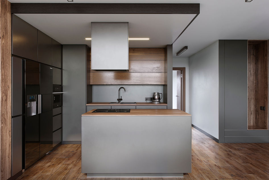 Итальянская кухня Piccolo в современном стиле от фабрики Berloni