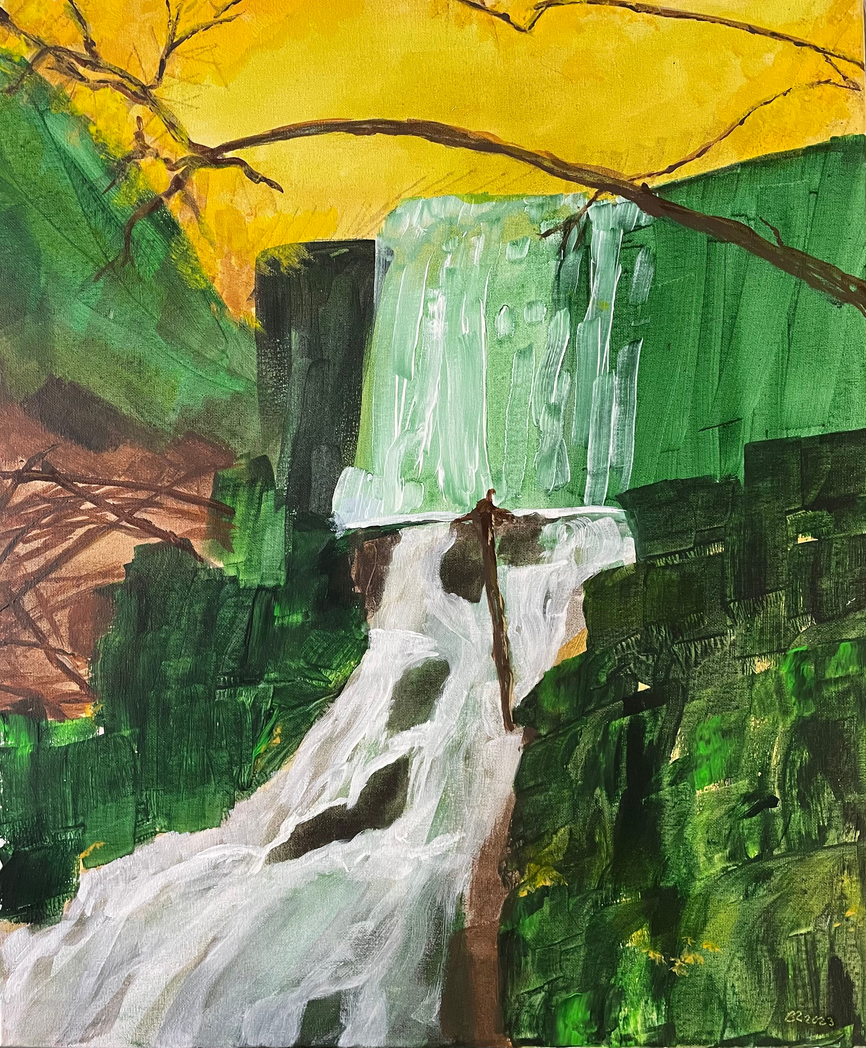 Landscape moods: waterfall