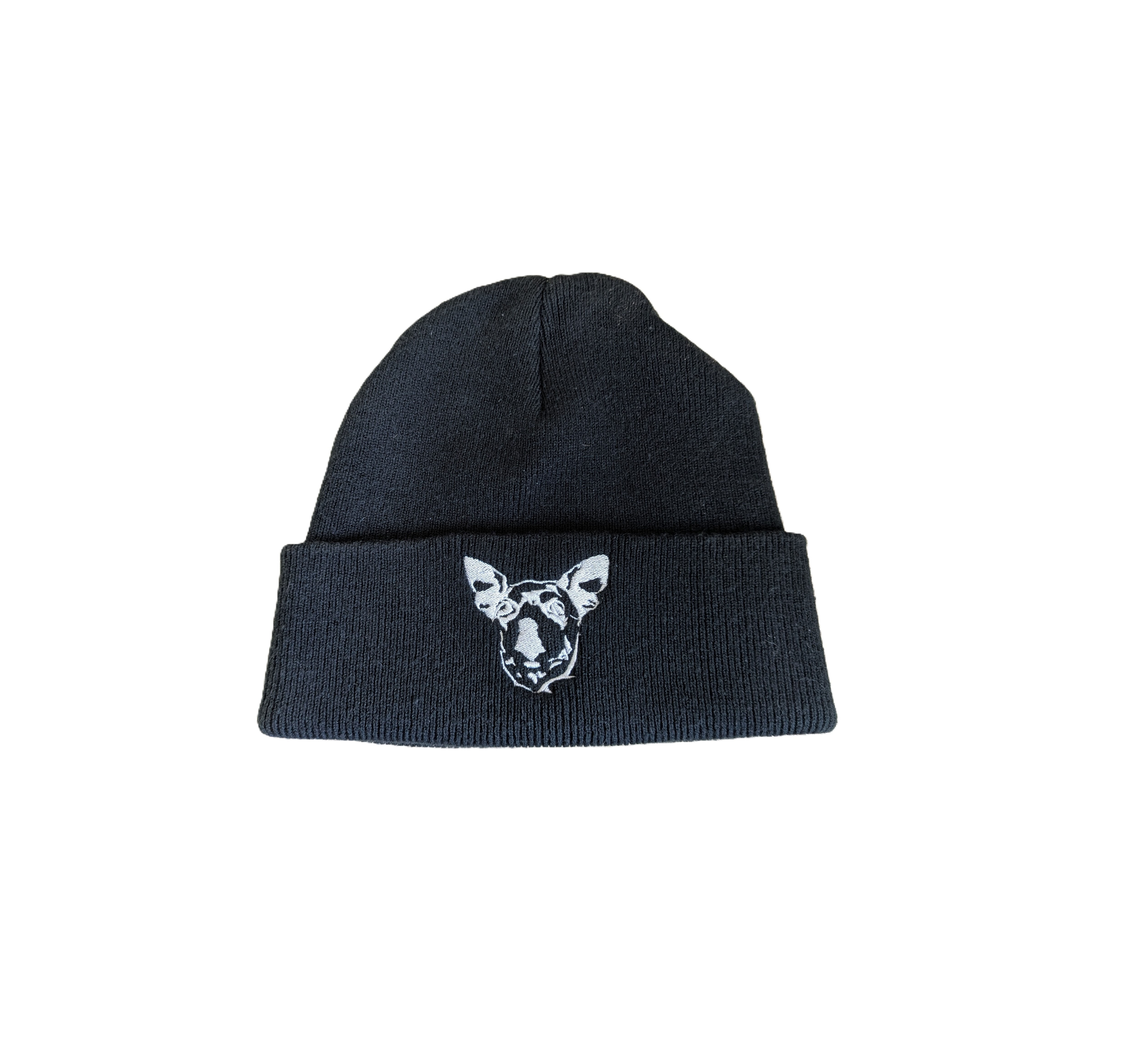 Beanie hat with "Piglet" logo on the front
