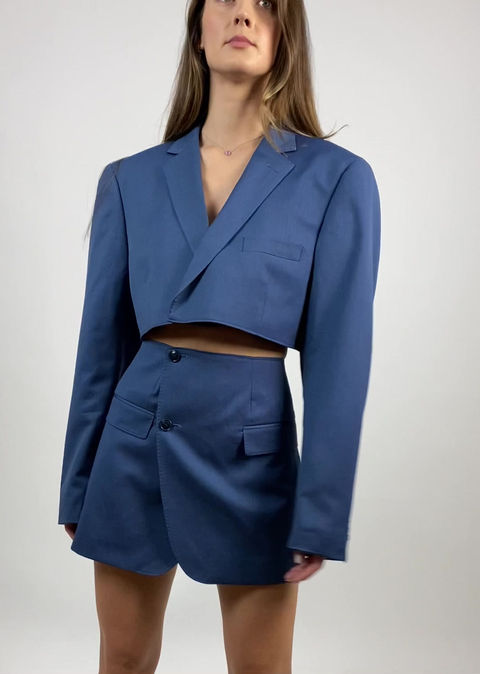 Thumbnail: Vintage Deep Blue Suit Set