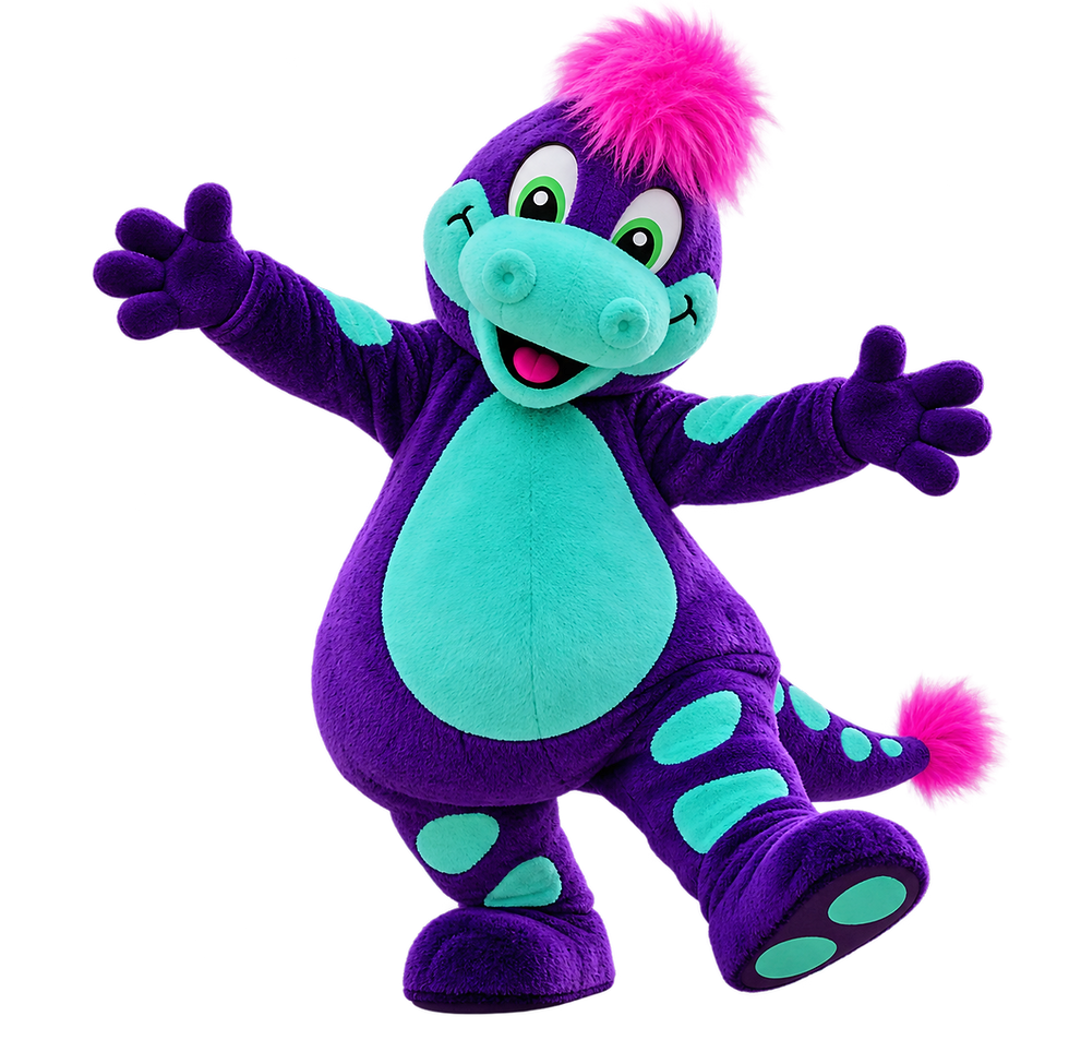 Cheerful Purple Mascot Greeting.png