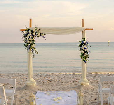 Aisle for a beach wedding at sunset.jpg