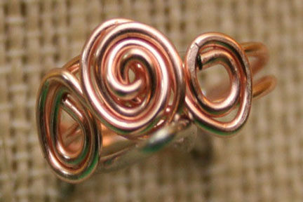 Waves Toe Ring