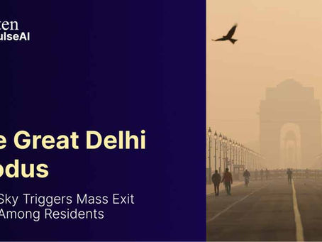 The Great Delhi Exodus: Toxic Sky Triggers Mass Exit Plans Among Residents
