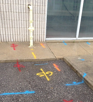 Private locate paint marks