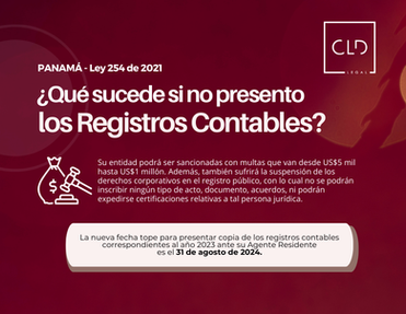 ¿Qué sucede si no presento los Registros Contables?
