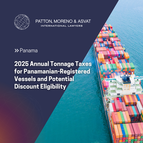 2025 Annual Tonnage Taxes for Panamanian-Registered Vessels and Potential Discount Eligibility