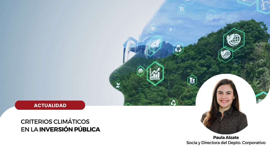 Criterios climáticos en la inversión pública