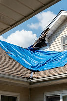 Roof Tarp, Damage