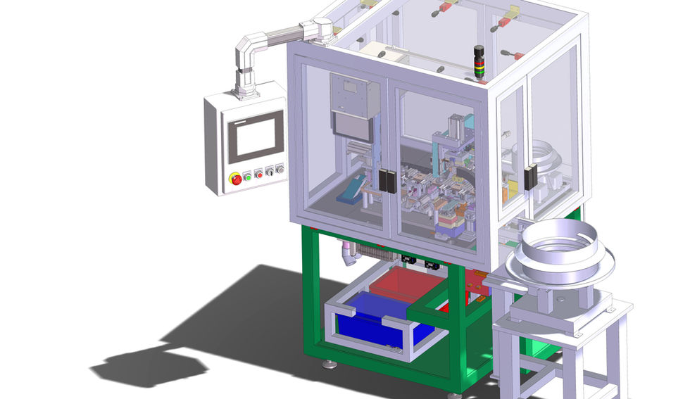 Solidworks design of machine