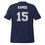 Thumbnail: Unisex Navy T-shirt, Ramos #15