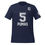 Thumbnail: Unisex Navy T-shirt, Ajoste #5