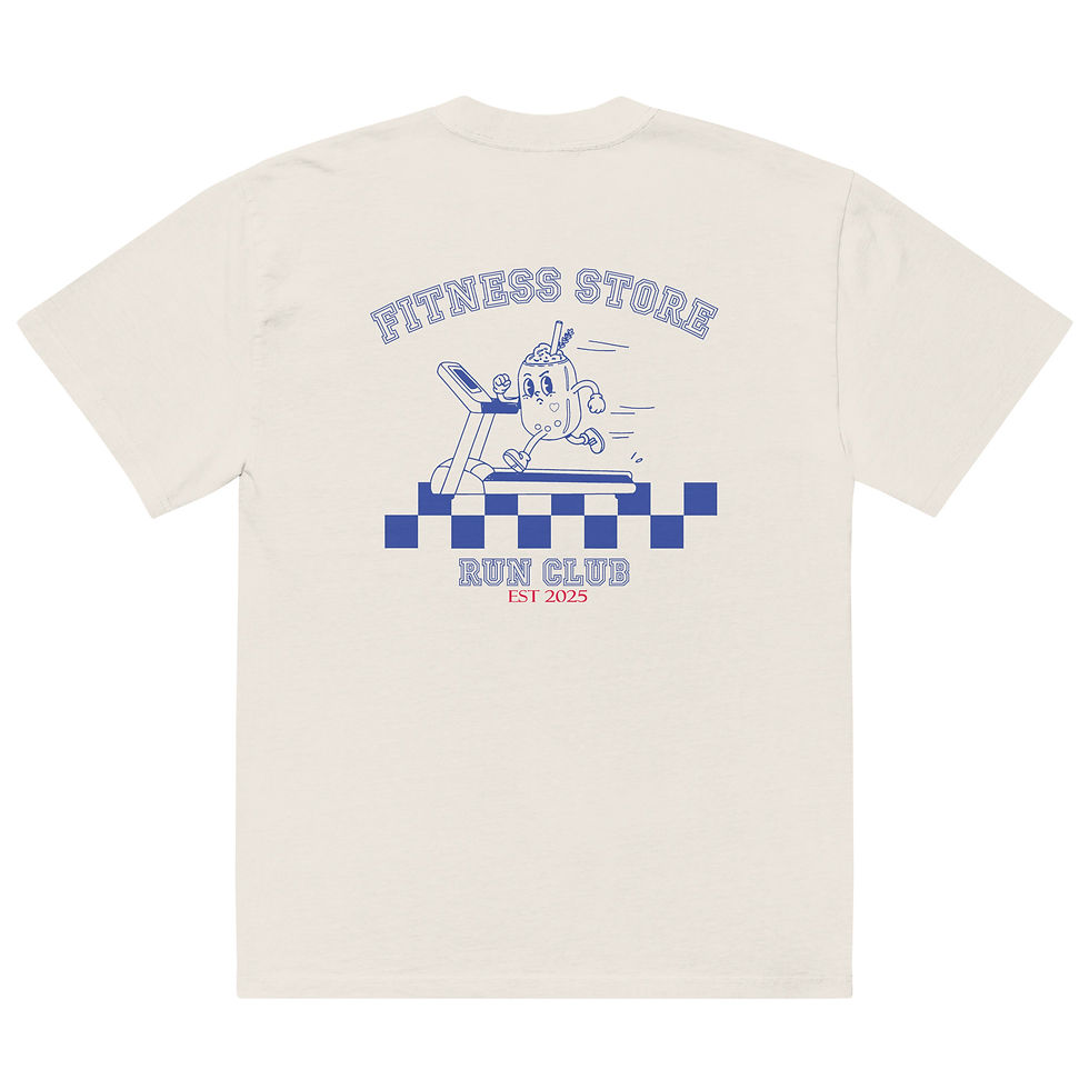 Premium matcha run club fitness t-shirt for gym workouts running and everyday activewear UK