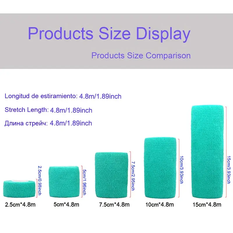 Thumbnail: Sport Adhesive Bandage Tape, Knee Support Pads Finger Ankle Palm Shoulder