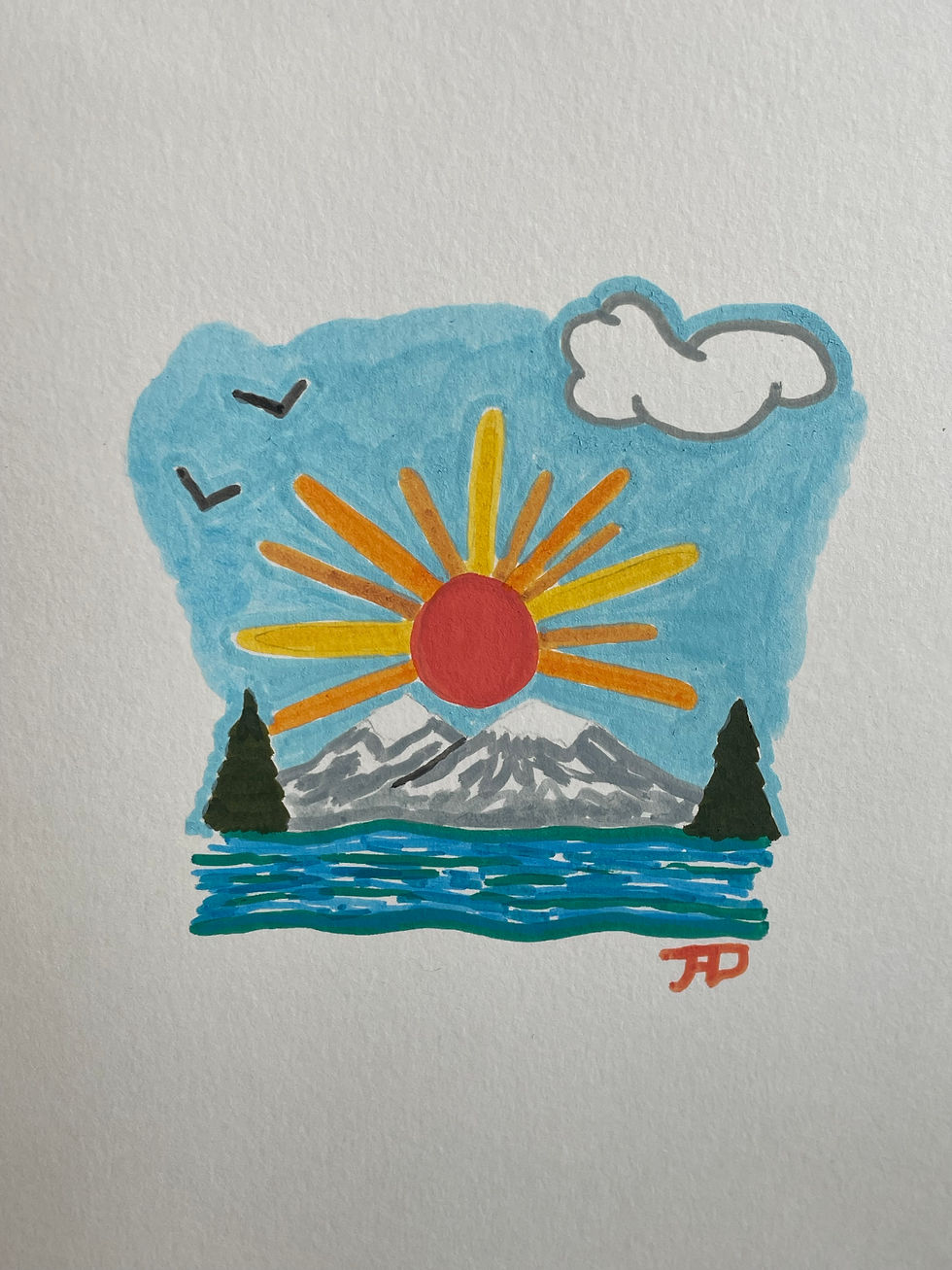 Thumbnail: “Sunrise” Greeting Card