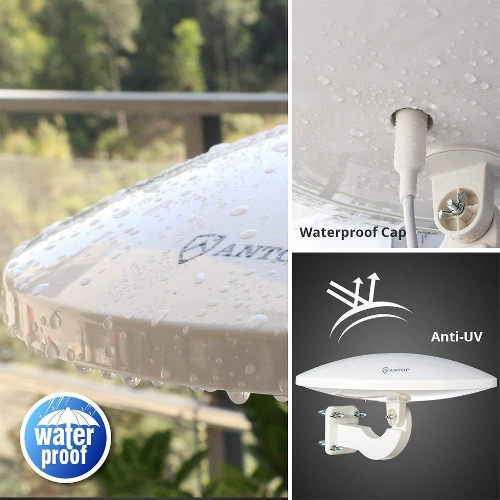 Thumbnail: ANTOP ANTENNA PL-414BG Amplified in-out dooTV Antenna Omnidirectional