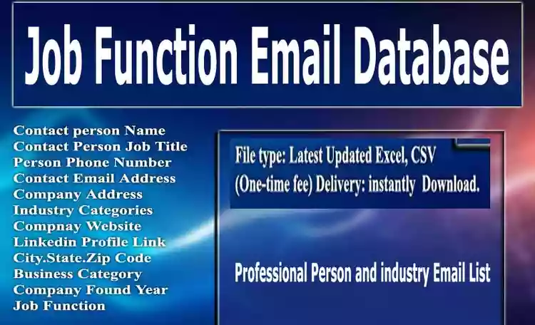 Your Online Business To Ensure Job Function Email List content media